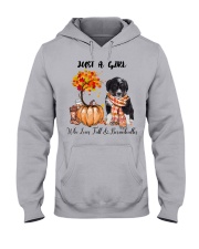 Fall And - Bernedoodle Hooded Sweatshirt front