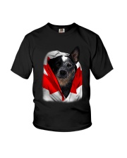 Canada Flag - Blue Heeler Youth T-Shirt tile