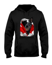 Canada Flag - Blue Heeler Hooded Sweatshirt tile