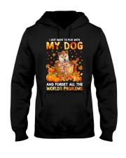 Forget Problems - Shiba Inu 1 Hooded Sweatshirt tile