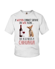 She Also Needs - Chihuahua Dog Youth T-Shirt tile