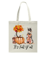 It is Fall - Miniature Schnauzer 3 Tote Bag tile