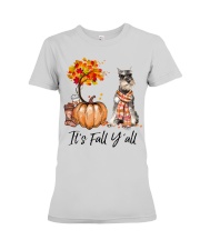 It is Fall - Miniature Schnauzer 3 Premium Fit Ladies Tee tile