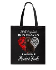 In Heaven - CHOCOLATE Standard Poodle Tote Bag tile