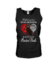In Heaven - CHOCOLATE Standard Poodle Unisex Tank tile