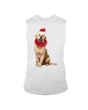Christmas Cheer - Golden Retriever 2 Sleeveless Tee tile