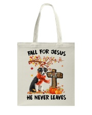 Autumn Cross - Australian Shepherd 2 Tote Bag tile