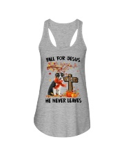 Autumn Cross - Australian Shepherd 2 Ladies Flowy Tank tile