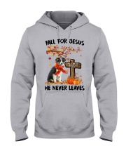 Autumn Cross - Australian Shepherd 2 Hooded Sweatshirt tile