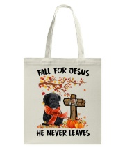 Autumn Cross - BLACK Maltipoo Tote Bag tile