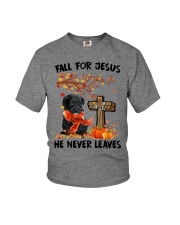 Autumn Cross - BLACK Maltipoo Youth T-Shirt tile