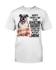 Father Day - English Bulldog Classic T-Shirt tile