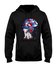 Balloons love 4th - Staffordshire Bull Terrier 3 Hooded Sweatshirt tile