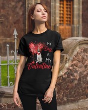 My Valentine - English Pointer Classic T-Shirt apparel-classic-tshirt-lifestyle-06