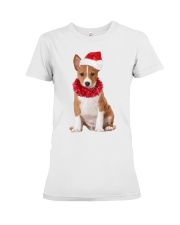 Christmas Cheer - Basenji Premium Fit Ladies Tee tile