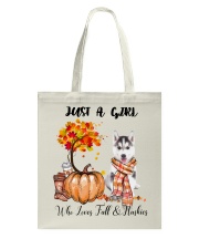 Girl Love Fall And - Husky Tote Bag tile