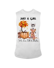 Girl Love Fall And - Husky Sleeveless Tee tile