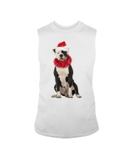 Christmas Cheer - American Bulldog Sleeveless Tee tile