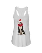 Christmas Cheer - American Bulldog Ladies Flowy Tank tile
