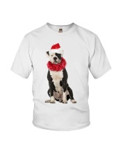 Christmas Cheer - American Bulldog Youth T-Shirt tile