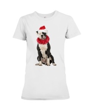 Christmas Cheer - American Bulldog Premium Fit Ladies Tee tile