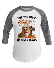 Autumn Cross - CREAM Long Haired Dachshund Baseball Tee tile
