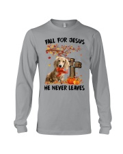 Autumn Cross - CREAM Long Haired Dachshund Long Sleeve Tee tile