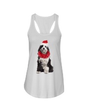 Christmas Cheer - Tibetan Terrier 1 Ladies Flowy Tank tile