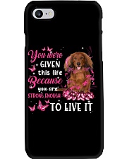 This Life - RED LONG HAIRED Dachshund Phone Case tile