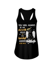 Hardest Goodbye - Black Pug Ladies Flowy Tank tile