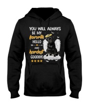 Hardest Goodbye - Black Pug Hooded Sweatshirt tile