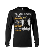 Hardest Goodbye - Black Pug Long Sleeve Tee tile