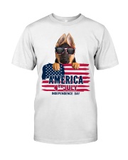 America 4th july - German Shepherd Classic T-Shirt front