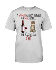 She Also Needs - Cat Premium Fit Mens Tee tile
