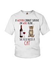 She Also Needs - Cat Youth T-Shirt tile