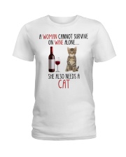 She Also Needs - Cat Ladies T-Shirt tile
