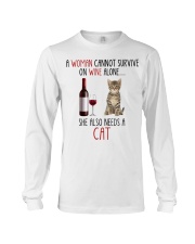 She Also Needs - Cat Long Sleeve Tee tile