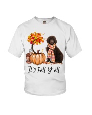 It is Fall - Standard Poodle Youth T-Shirt tile