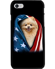 American flag - Pomeranian 2 Phone Case tile