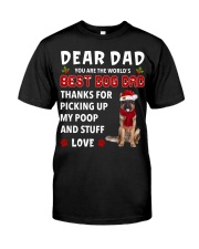 Christmas Dad - Long Haired German Shepherd Classic T-Shirt tile