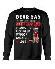 Christmas Dad - Long Haired German Shepherd Crewneck Sweatshirt tile
