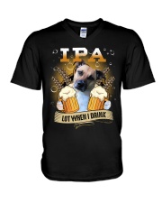 IPA Lot - Black Mouth Cur V-Neck T-Shirt tile