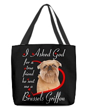 He Sent - Brussels Griffon 2 All-Over Tote tile
