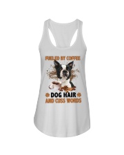 Fueled By - BLACK Boston Terrier Ladies Flowy Tank tile
