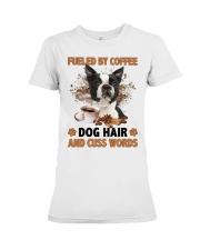 Fueled By - BLACK Boston Terrier Premium Fit Ladies Tee tile