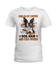 Fueled By - BLACK Boston Terrier Ladies T-Shirt tile
