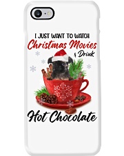 Hot Chocolate - BLACK Brussels Griffon Phone Case tile