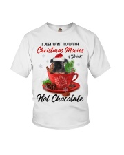 Hot Chocolate - BLACK Brussels Griffon Youth T-Shirt tile