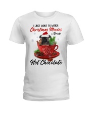 Hot Chocolate - BLACK Brussels Griffon Ladies T-Shirt tile