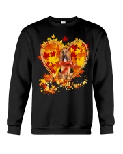Autumn Leaf - Bloodhound 1 Crewneck Sweatshirt tile